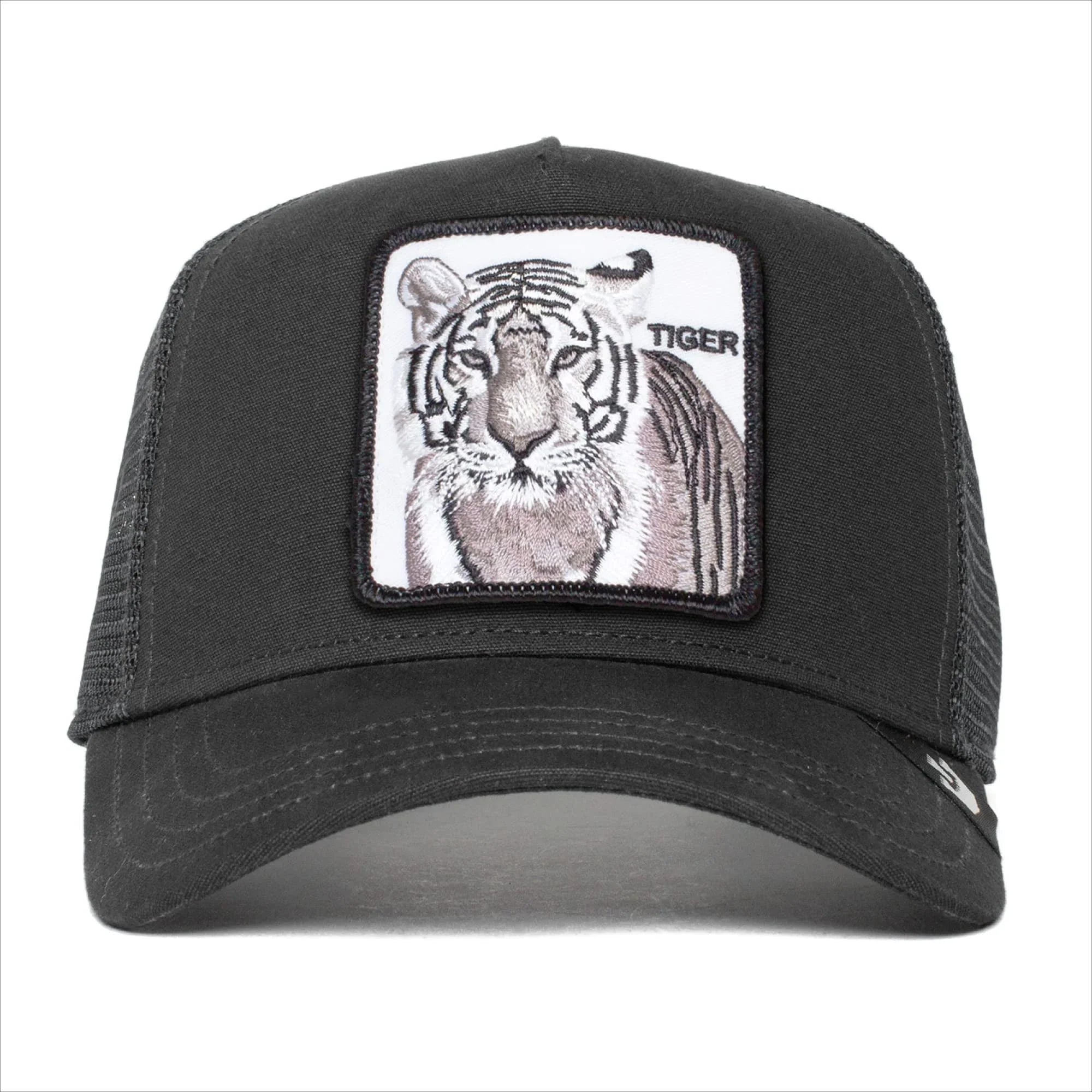 Hat, Original Size Unisex Adjustable Farm One Trucker (White Black Snapback Bros. The Goorin Tiger),