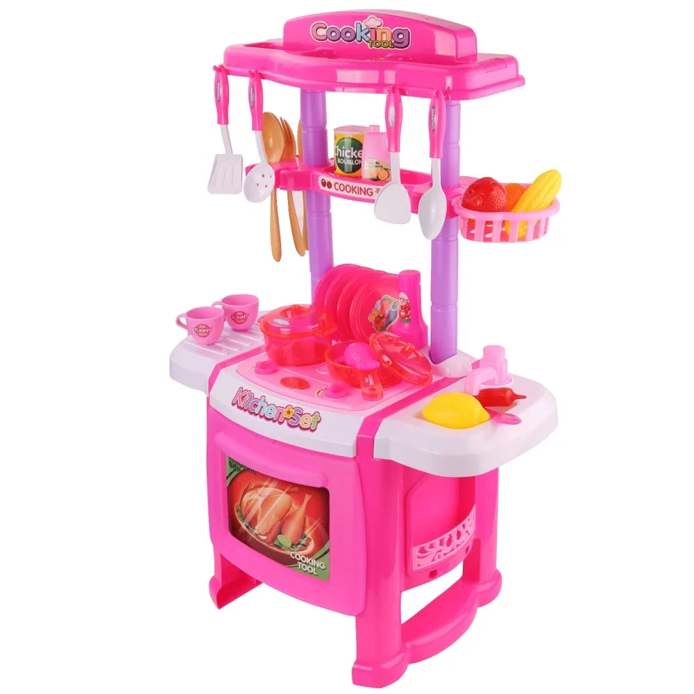 Pans and Pots Cooking with Play Chef's Utensils, Little Food, Kitchen Set Cups, Pretend