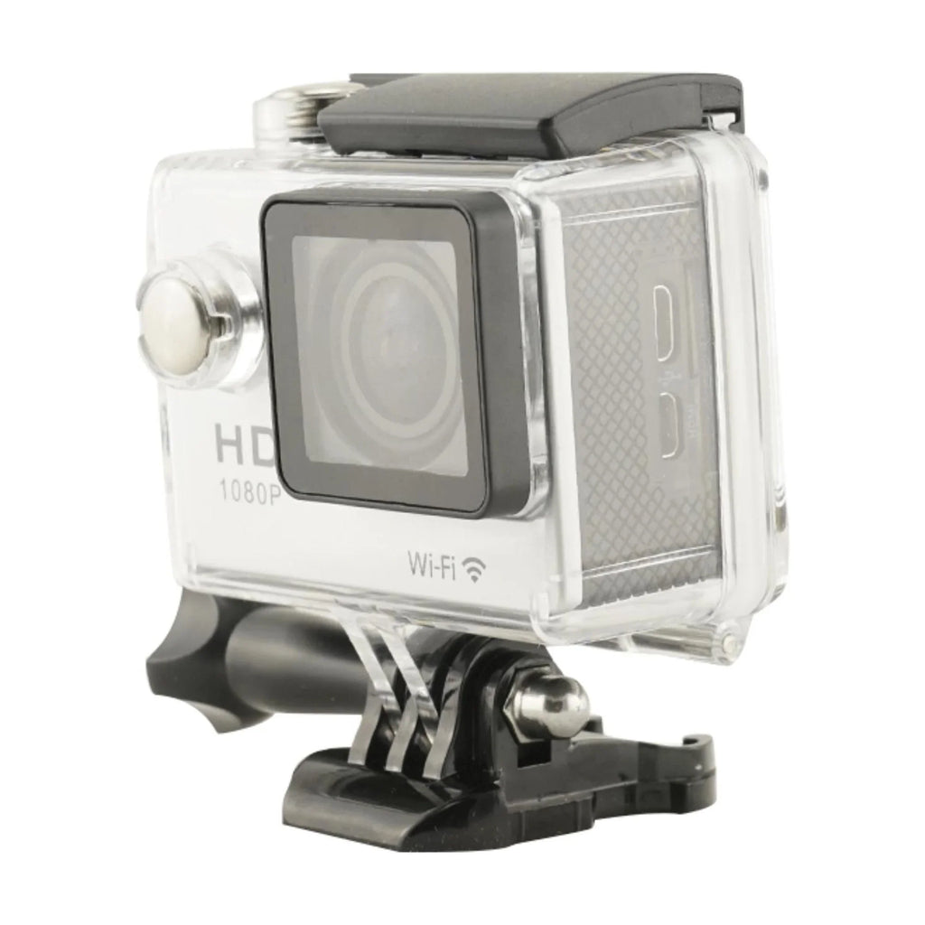 Included and Action with Crystal Adventure - WiFi Waterproof Video, Long-Lasting Record Case Our Every Clear Camera Sound, Silver 1080P