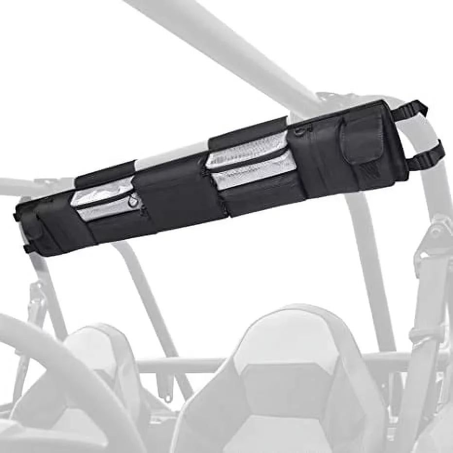 Tools and UTVs Most Gear Polaris, Size Organizer, Solution Rear Cage MICTUNING Roll Black Yamaha Bags, Storage UTV Bag Full Storage Cargo Kawasaki UTVs, for