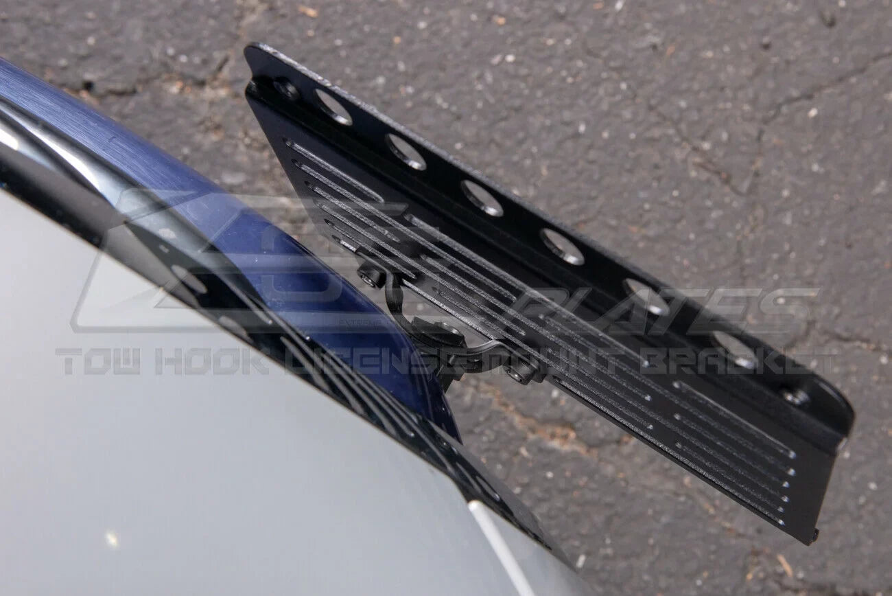 Hook Version Tow Store Online Extreme Mini Cooper Bracket for | Relocator Plate License Size) Replacement 1 Mount EOS Bumper Front Tow-119 Plate (Mid 2014-Present