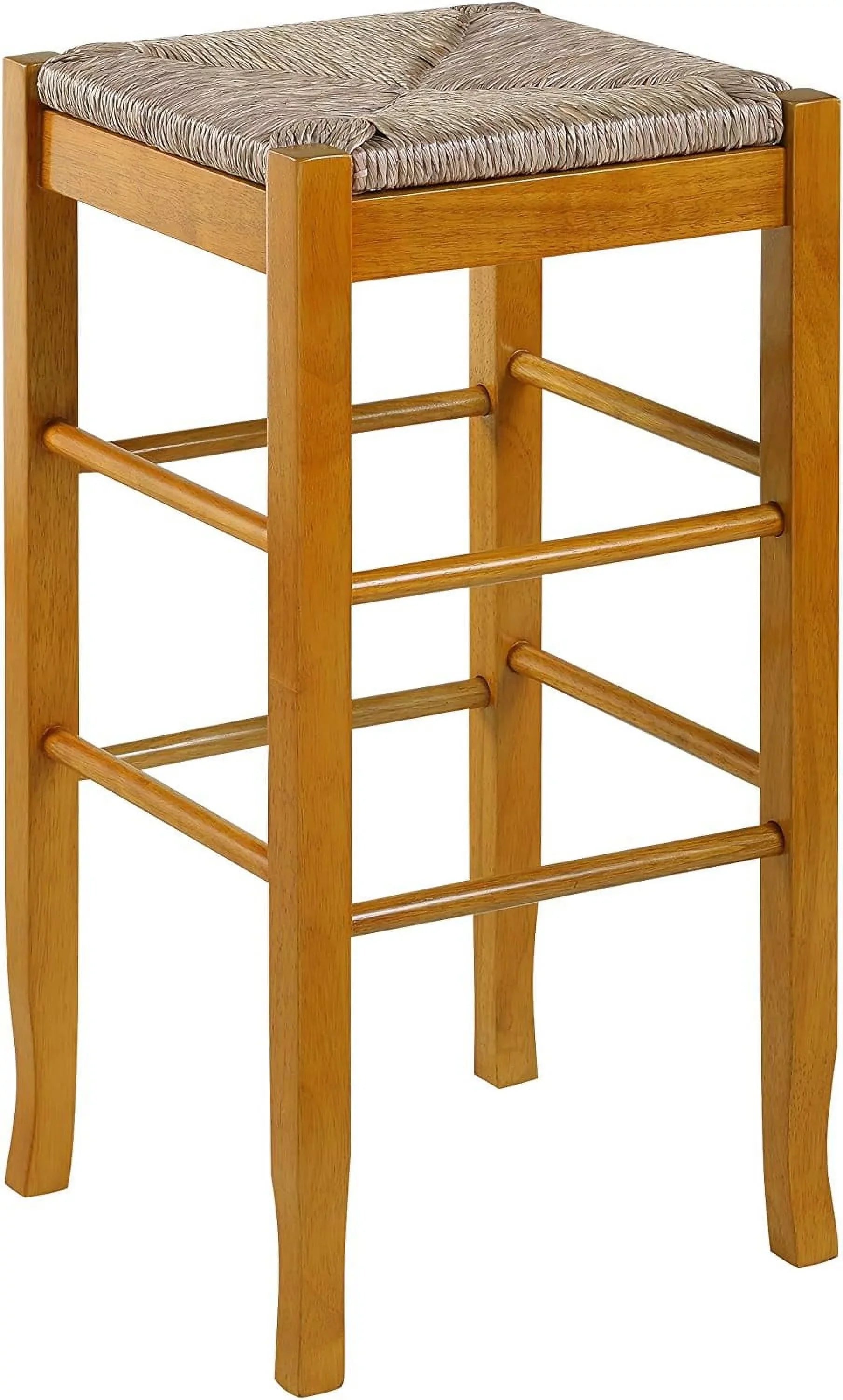 29-Inch, Bar Stool, Brown Height Rush Square Seat