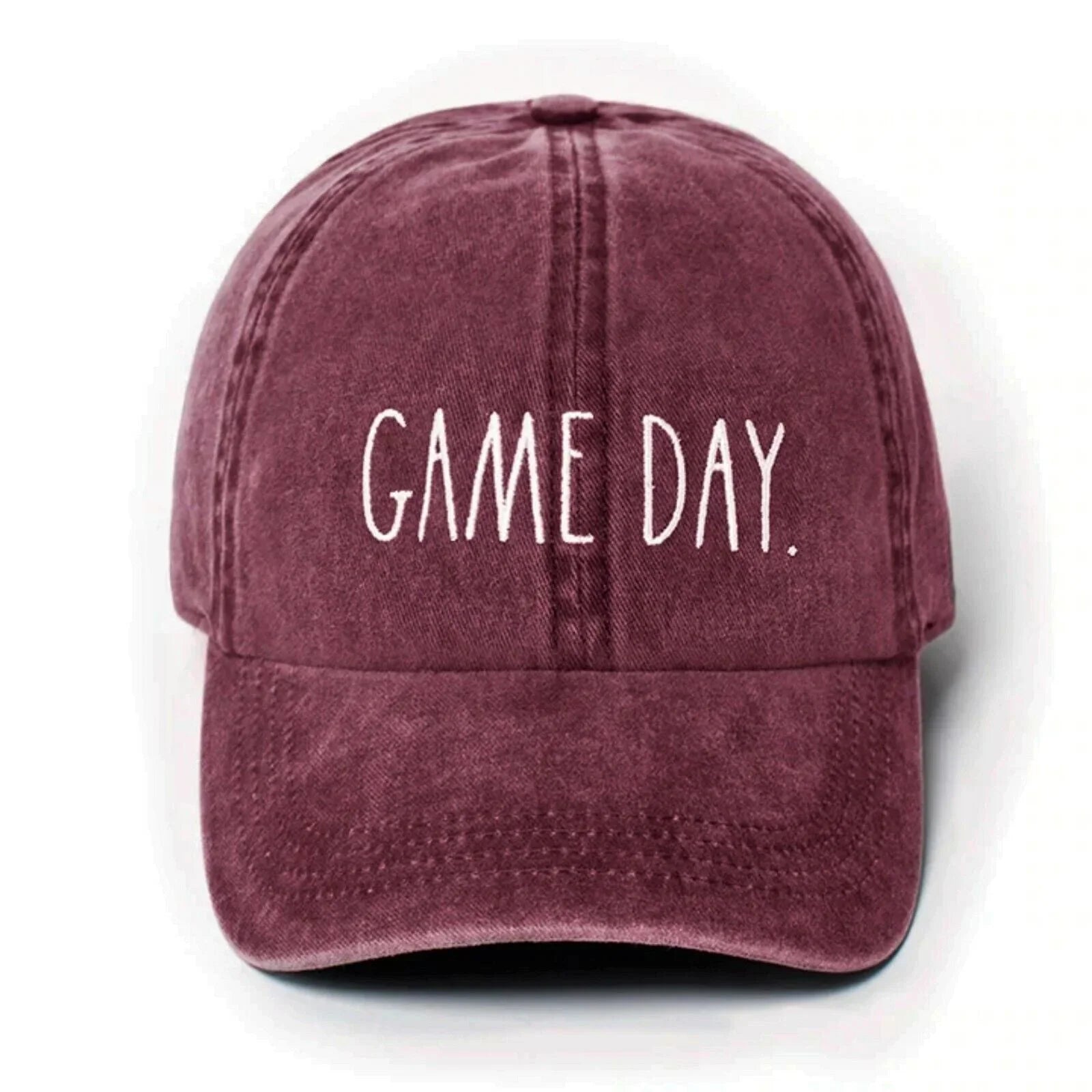Rae Cap-Red Women's One Game Size / Red Baseball Day Denim Dunn
