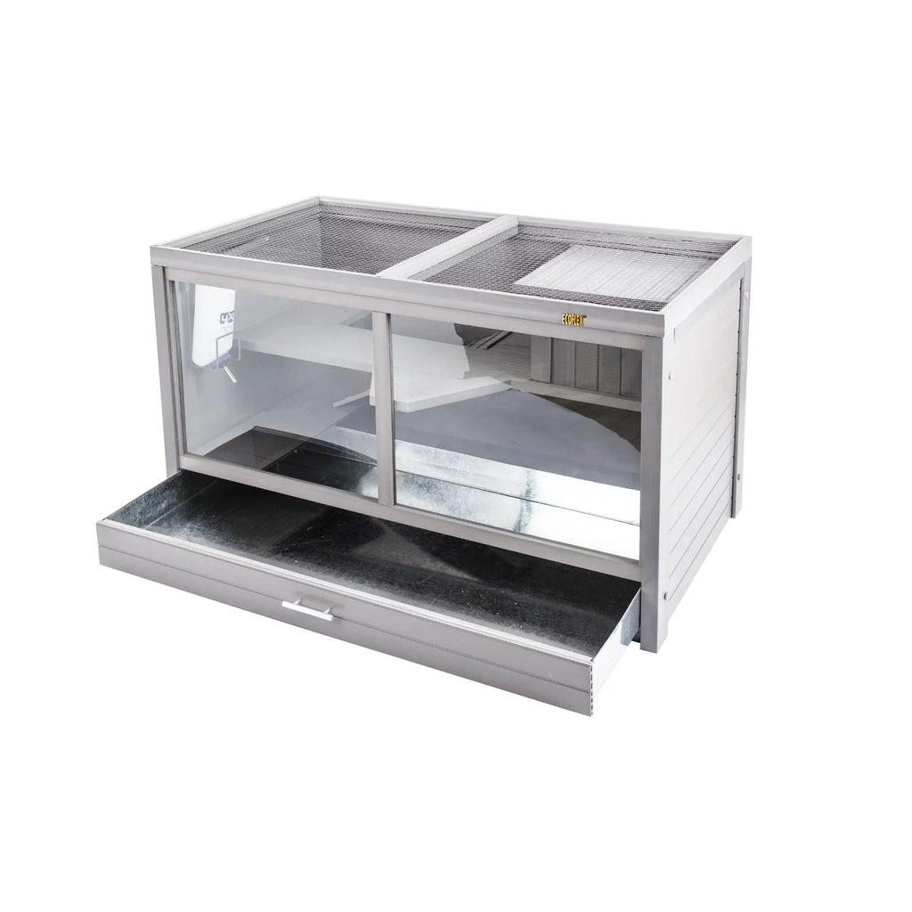 Jumbo Park Rabbit Grey Hutch ECOFLEX® Avenue Habitat-Nantucket Indoor