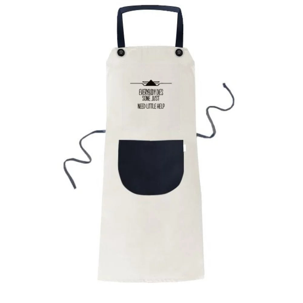 Bib Pocket Fashion Cotton Everybody BBQ Pinafore Linen Game Adjustable Deco Kitchen Apron Dies Art