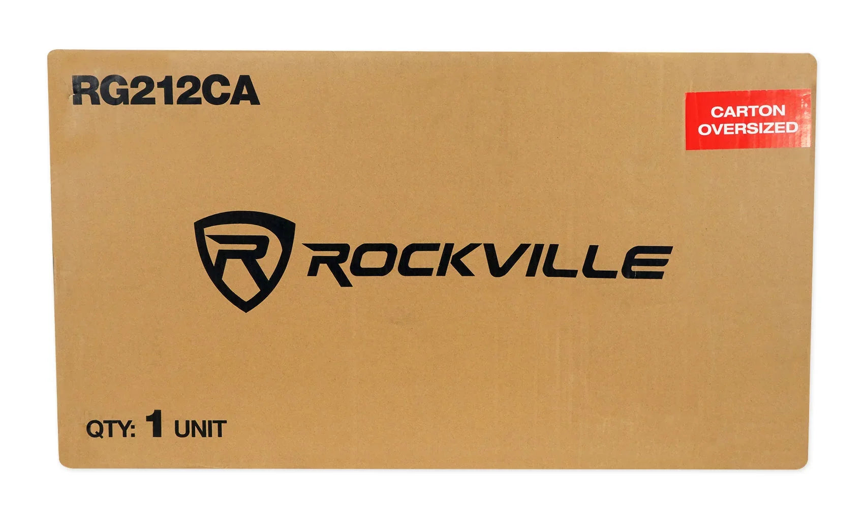 Car RG212CA Kit Vented Powered Rockville 2000w Subwoofer 12 Dual inches Enclosure+Amp
