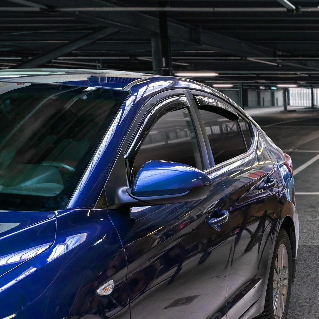 pcs for Guards, - GY003459LP Deflectors Window Accessories, 2017-2020, Visors Rain 4 Hyundai for Vent Window Car Shatterproof Goodyear Deflector, Elantra Cars, in-Channel
