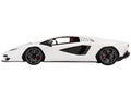 by Model with LPI Black Top 1/18 Lamborghini Diecast Siderale Speed Countach Bianco 800-4 Accents Car White