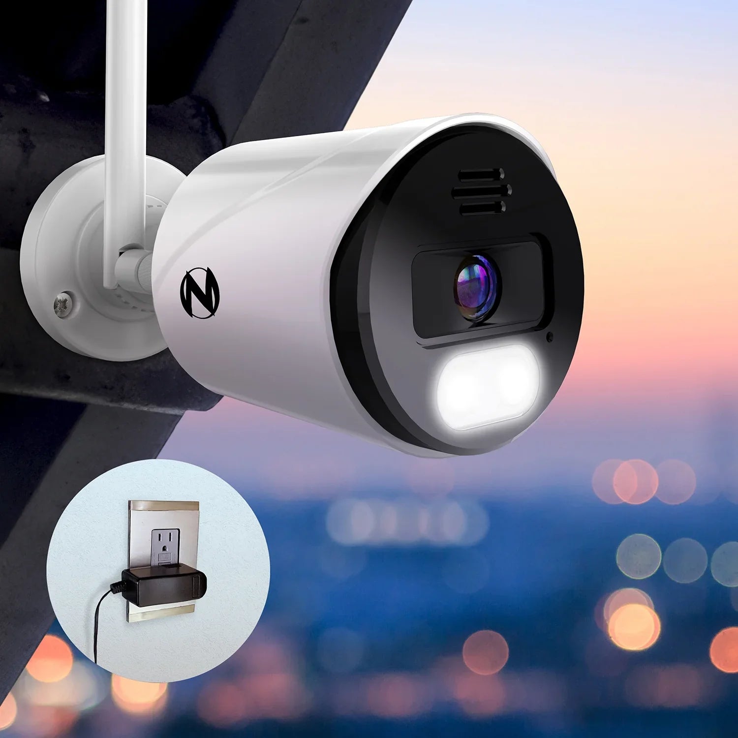 Audio with Wi-Fi IP Camera Owl HD 4K 2-Way Night