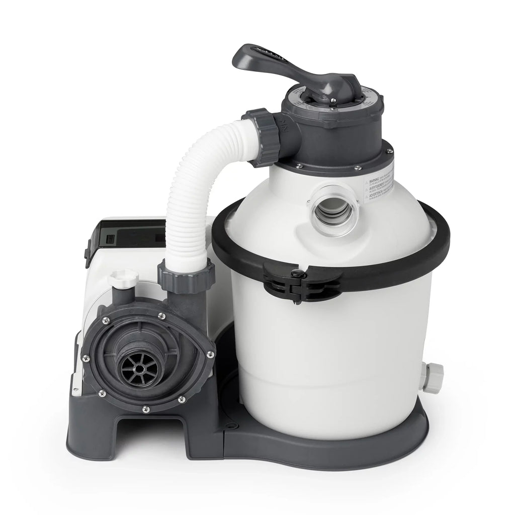 System inch Sand Krystal 1500 with Motor 110-120 Pool Intex10 Filter GFCI, GPH Gph Rate Pump, Clear Flow 1200 V