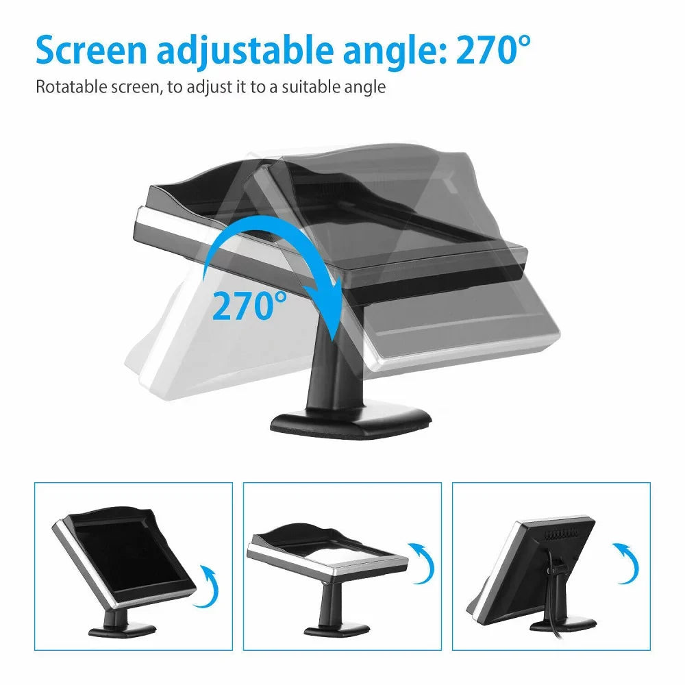 Rear 5" Night Parking MM Camera Electronicles HD Wireless Vision View Backup Monitor Car + System