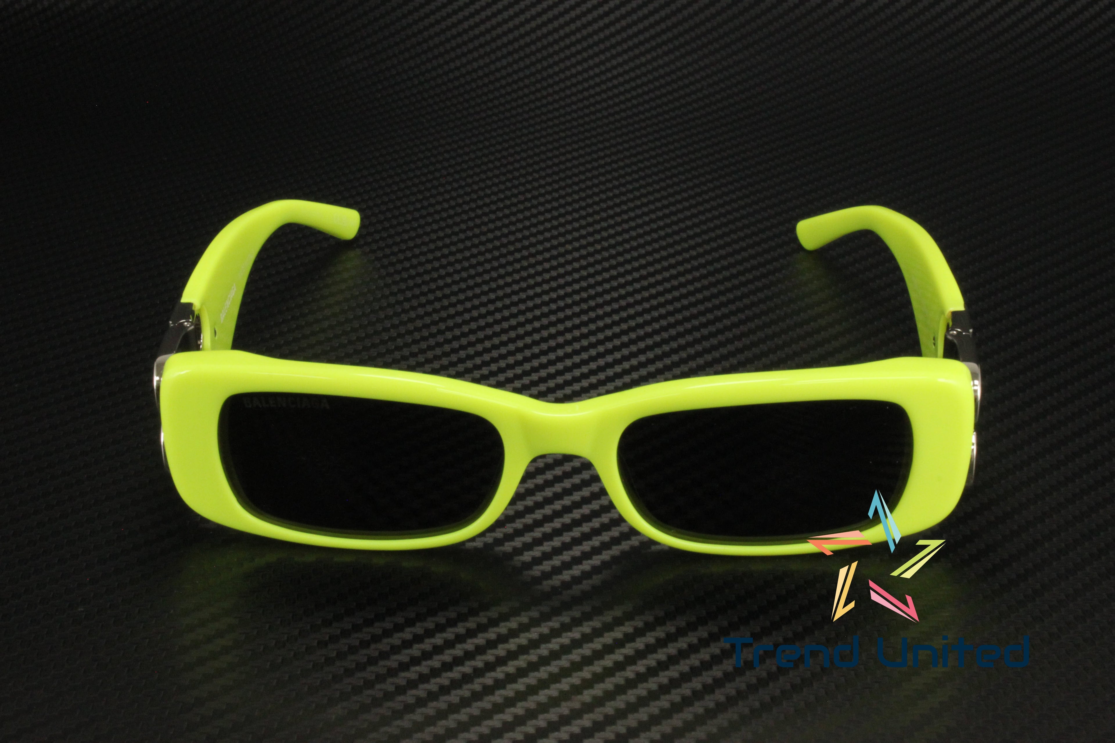 Ladies Grey Rectangular 008 BB0096S Balenciaga Sunglasses 51