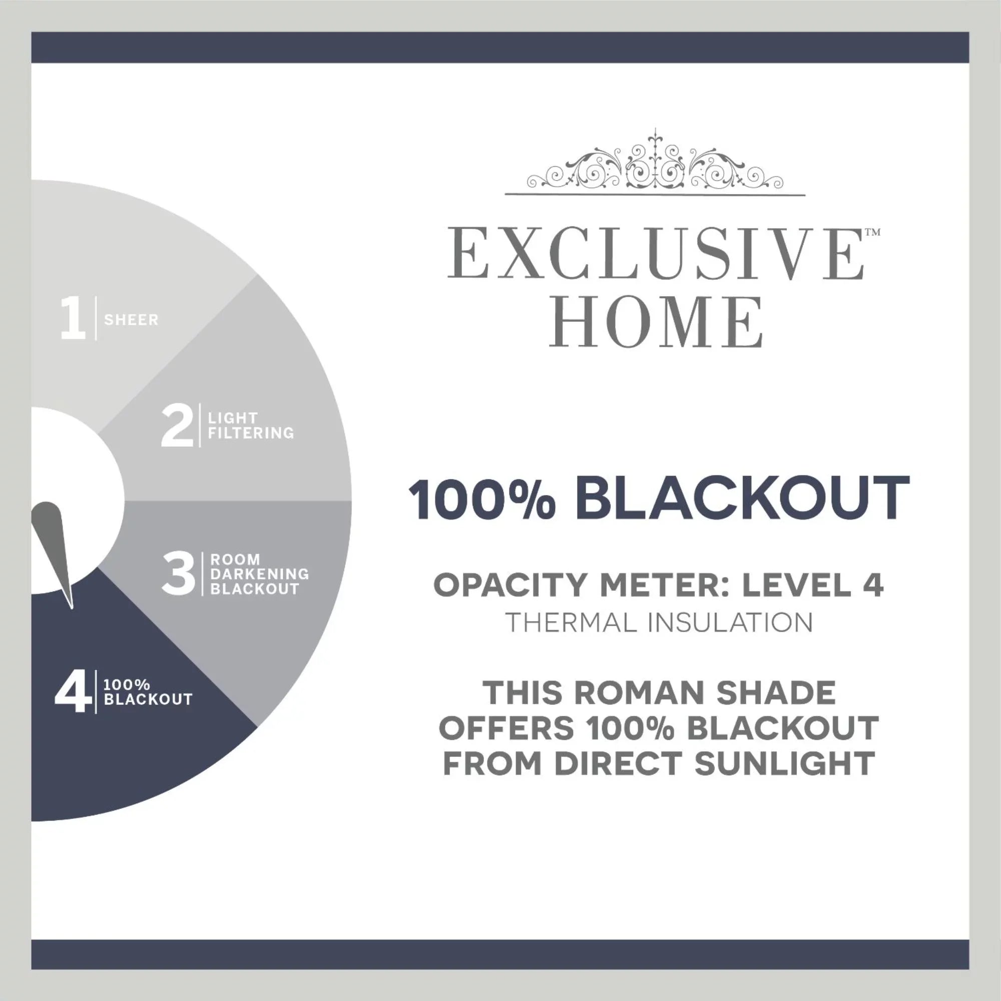 Home White 31"x64", Exclusive Total Trellis Shade, Montague Blackout Roman