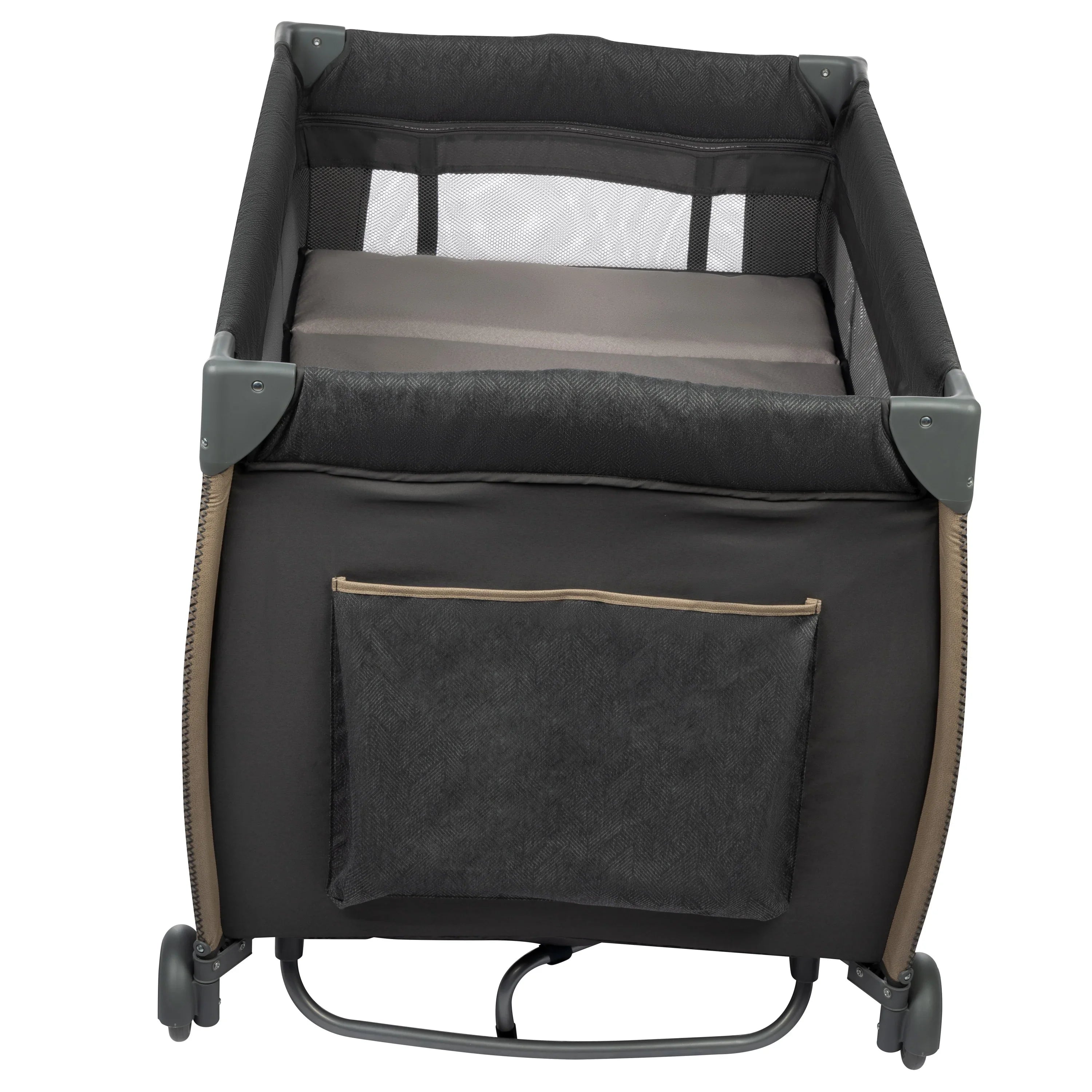 Full with Monbebe Point Rocking Bassinet, Size Castle Yard Play