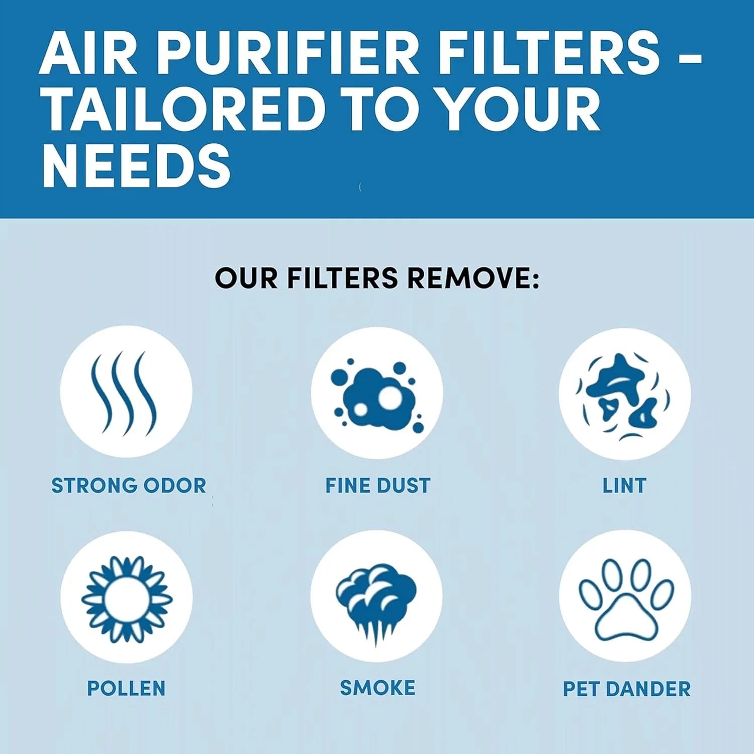 HEPA B of Veva Replacement, Pack Filter with Pre-Filters 2 Carbon 8