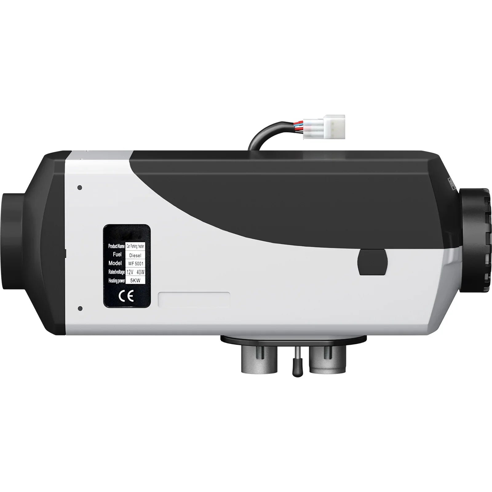 Control and LCD 12V Muffler Trailer and Heater Heater Air Diesel Thermostat 10L Diesel 5KW for Bus SKYSHALO Tank Motorhomes Parking with Boats Heater Remote Diesel RV