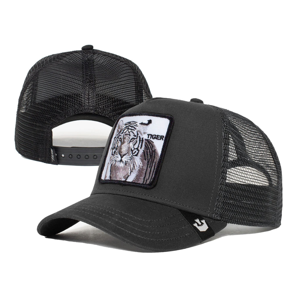 Hat, Original Size Unisex Adjustable Farm One Trucker (White Black Snapback Bros. The Goorin Tiger),