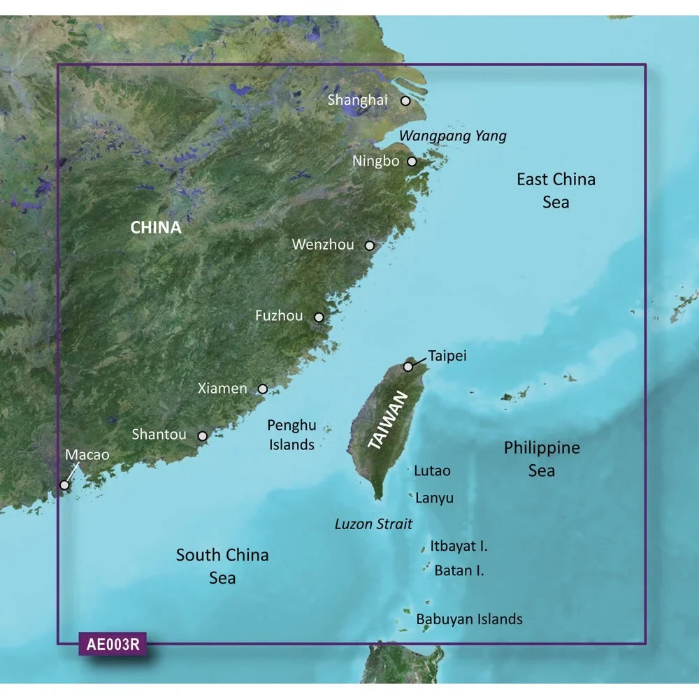 '- g3 Vision® - HD Taiwan BlueChart® Garmin microSD™/SD™ - VAE003R