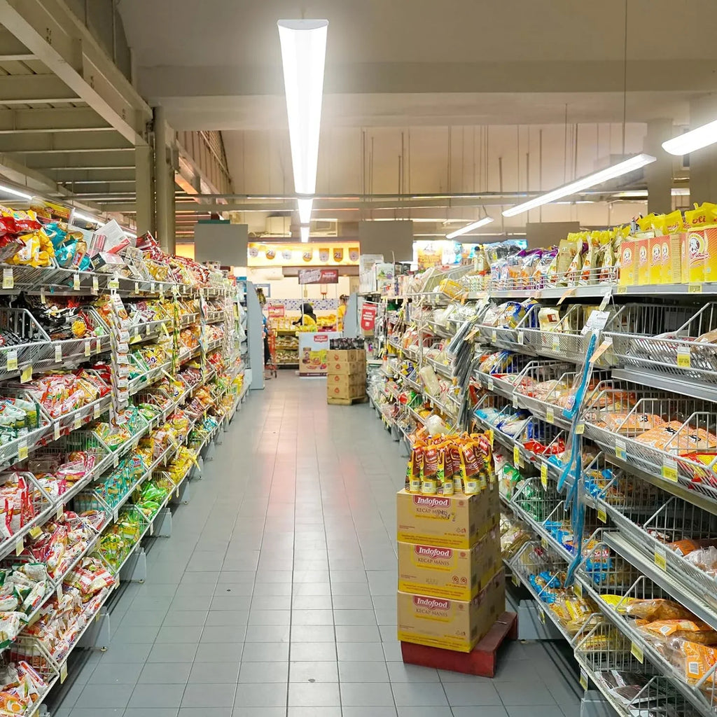 Fluorescent Commercial for LED Lights, Ultra Mount Equiv.], Office Flush Grade 5000K, Pack Wraparound Warehouse, Slim 12500LM, Strip 4 8 Light Garage T8 LED [6-lamp Foot QCAI Shop 110W 8FT Compact