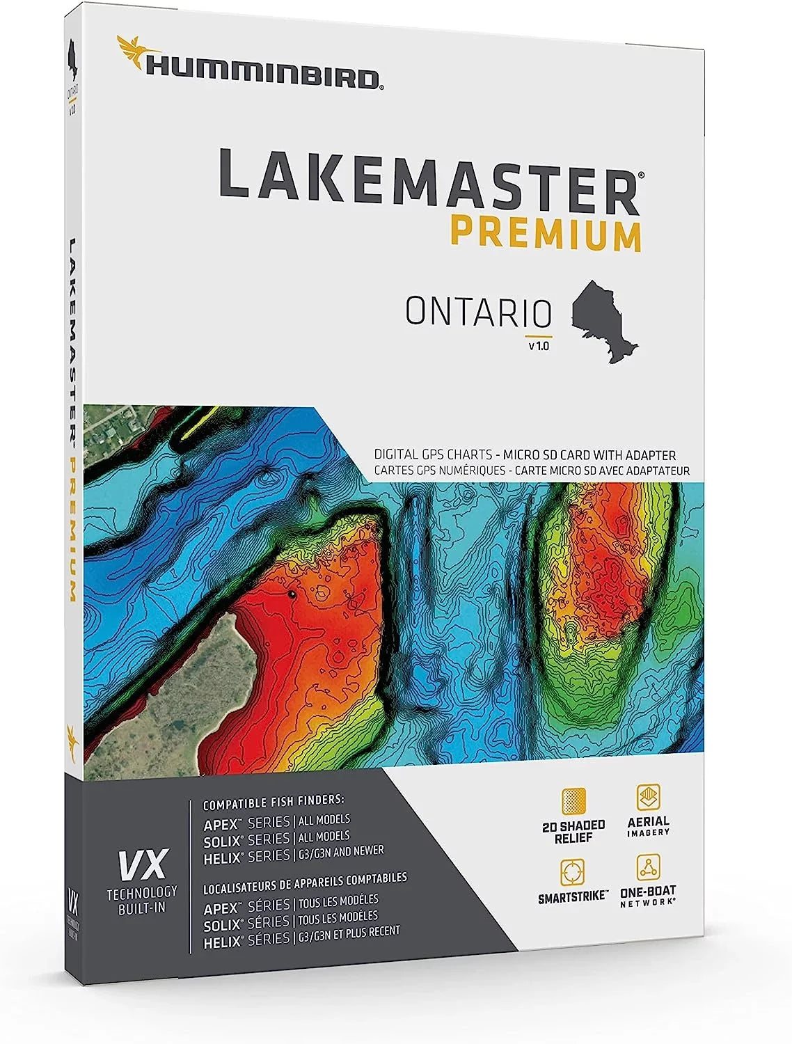 Technology V1 Network VX Humminbird Boat LakeMaster Premium Ontario One