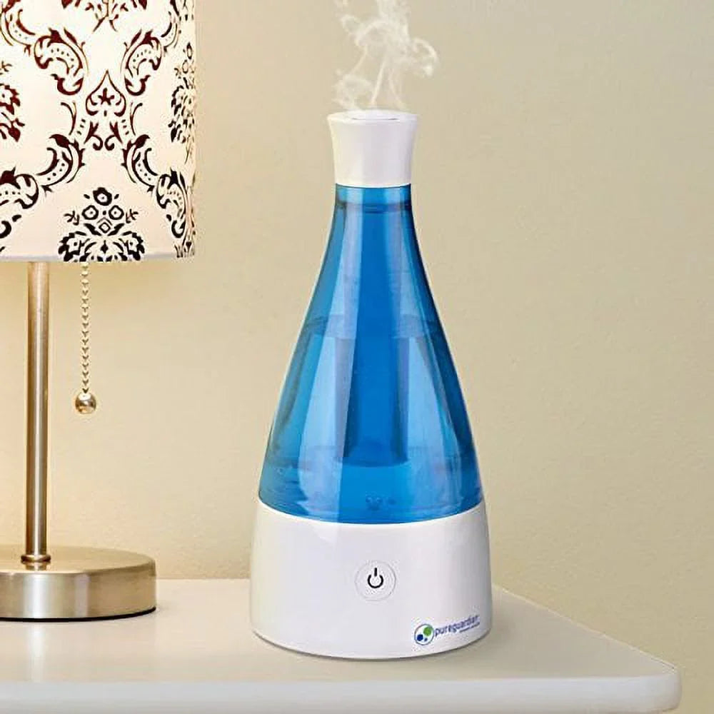 Mist Portable Humidifier, Room, Humidifier, Travel PureGuardian Baby Desk Guardian Humidifier, Ultrasonic Day Humidifier, per Humidifier, 2.4L H920BL Cool Pure Output Small Nursery Humidifier,