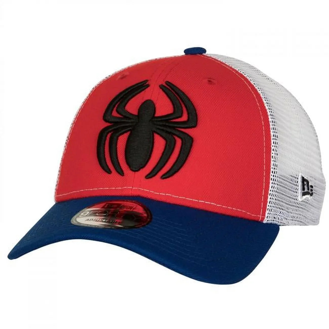 '- Trucker 9Forty Logo Size Adjustable One New Era & Hat, Red White