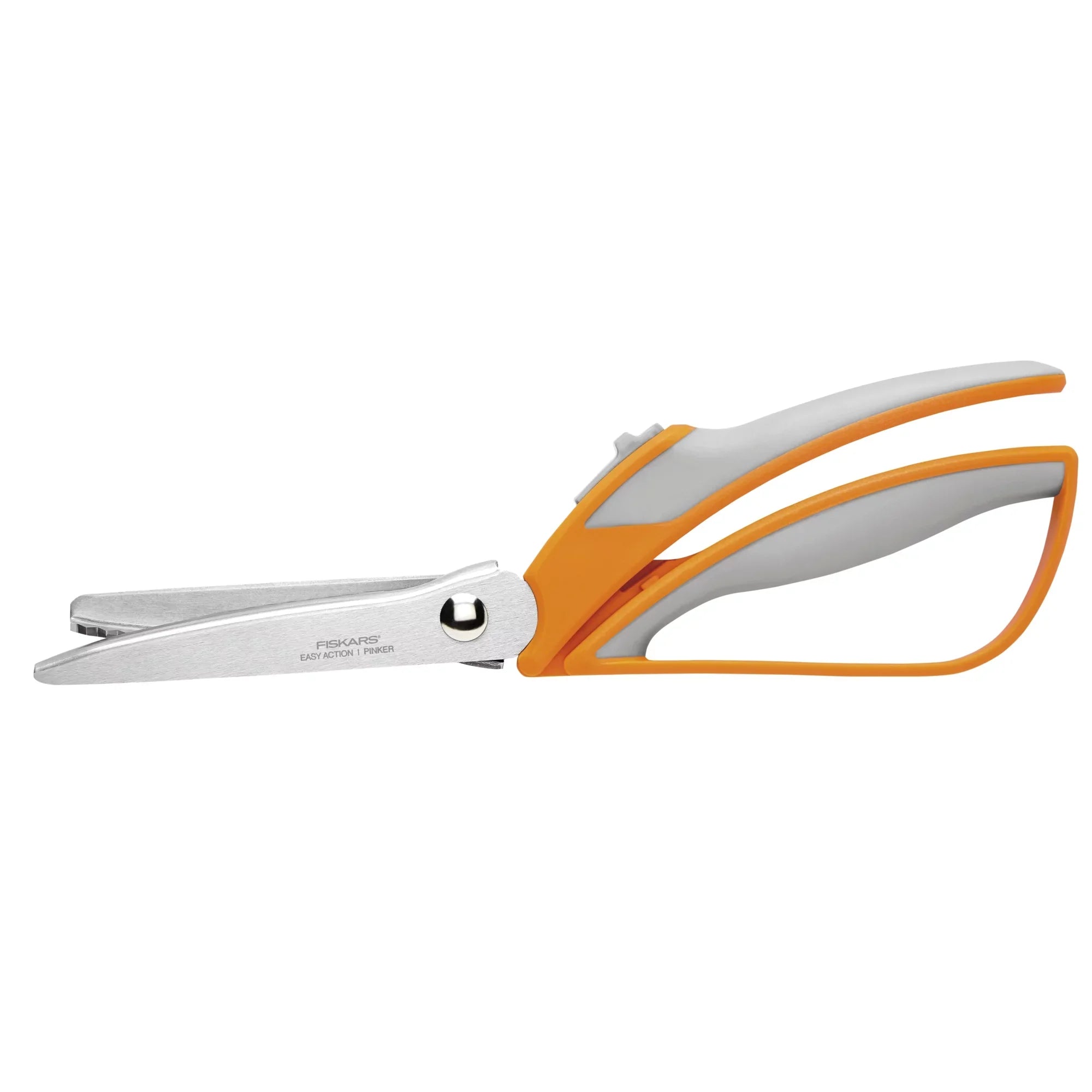 Action Gray Fiskars Shears, Easy Orange 10.5 and inch, Pinking