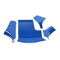 Storage Blue Console Gear Panel Teledu Trim ABS Shift Center