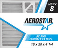 8, Carrier Replacement Aerostar Pleated 1/4 16x20x4 Box of 1/4, 2 MERV Filter, 16x20x4 Air