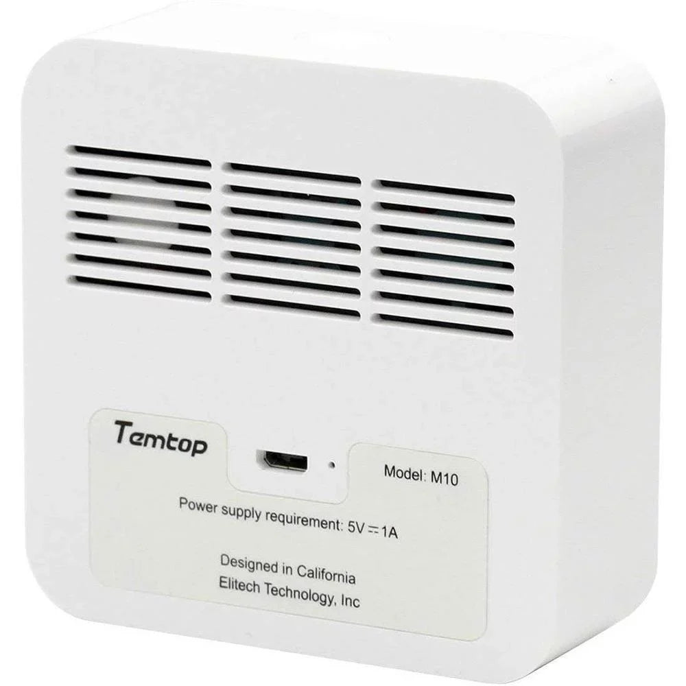 for TVOC Monitor AQI Real-Time HCHO Tester Temtop M10 Air Quality PM2.5 Indoor
