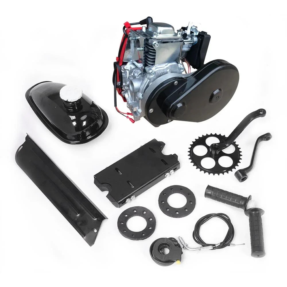 Gas Bike Petrol Bicycle Zimtown Four-speed Engine Kit Engine Cycle Motor Motorized 53cc Bicycle Kit for