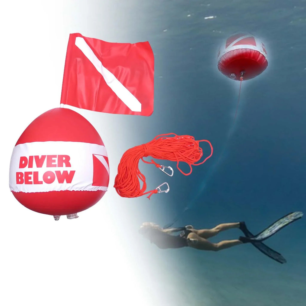 Floater , Dive Surface Visibility ing, Dive for High Flag Diving, funtasica Flag Fishing Float Inflatable Float Buoy