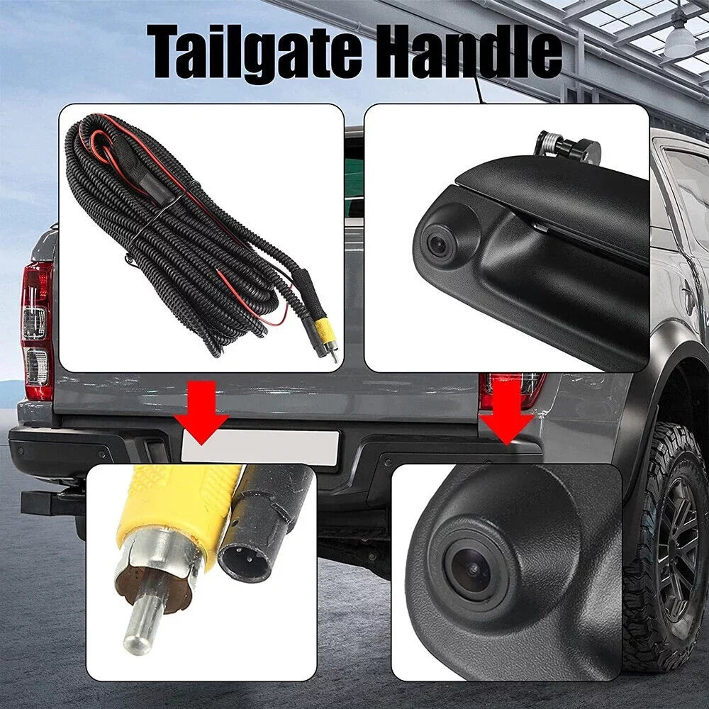 Paddsun & Rear Backup Camera Tailgate Kit F250 w/ Wiring View FIT 97-07 FORD F150 Handle