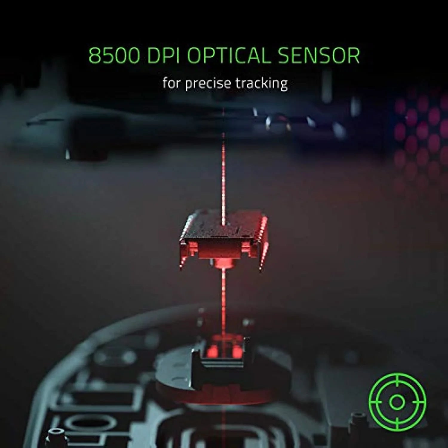Classic Sensor - Mini 6 Rgb Drag-Free Dpi 8500 Gaming Switches Chroma Fastest Mouse: Optical Underglow - Lighting Buttons - Black Programmable - - Gaming Cord Viper Ultralight Razer