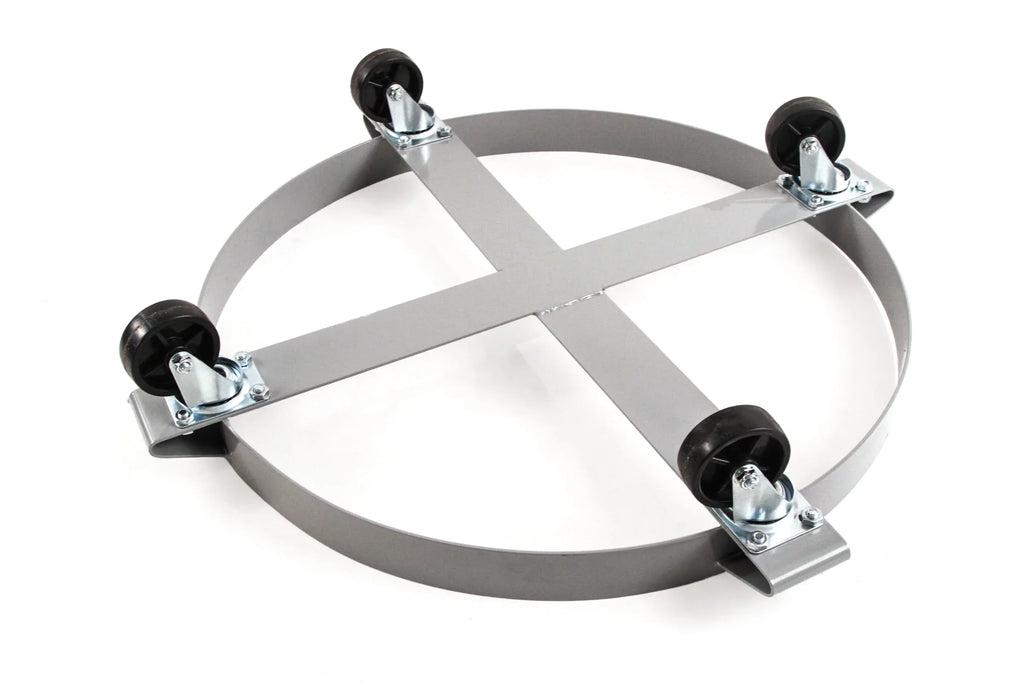 Frame Truck Capacity Swivel - Dolly Dollies Casters Gallon Pound Hand Duty Tipping Non Heavy Red 55 Drum Steel Hound Wheel Auto 1000