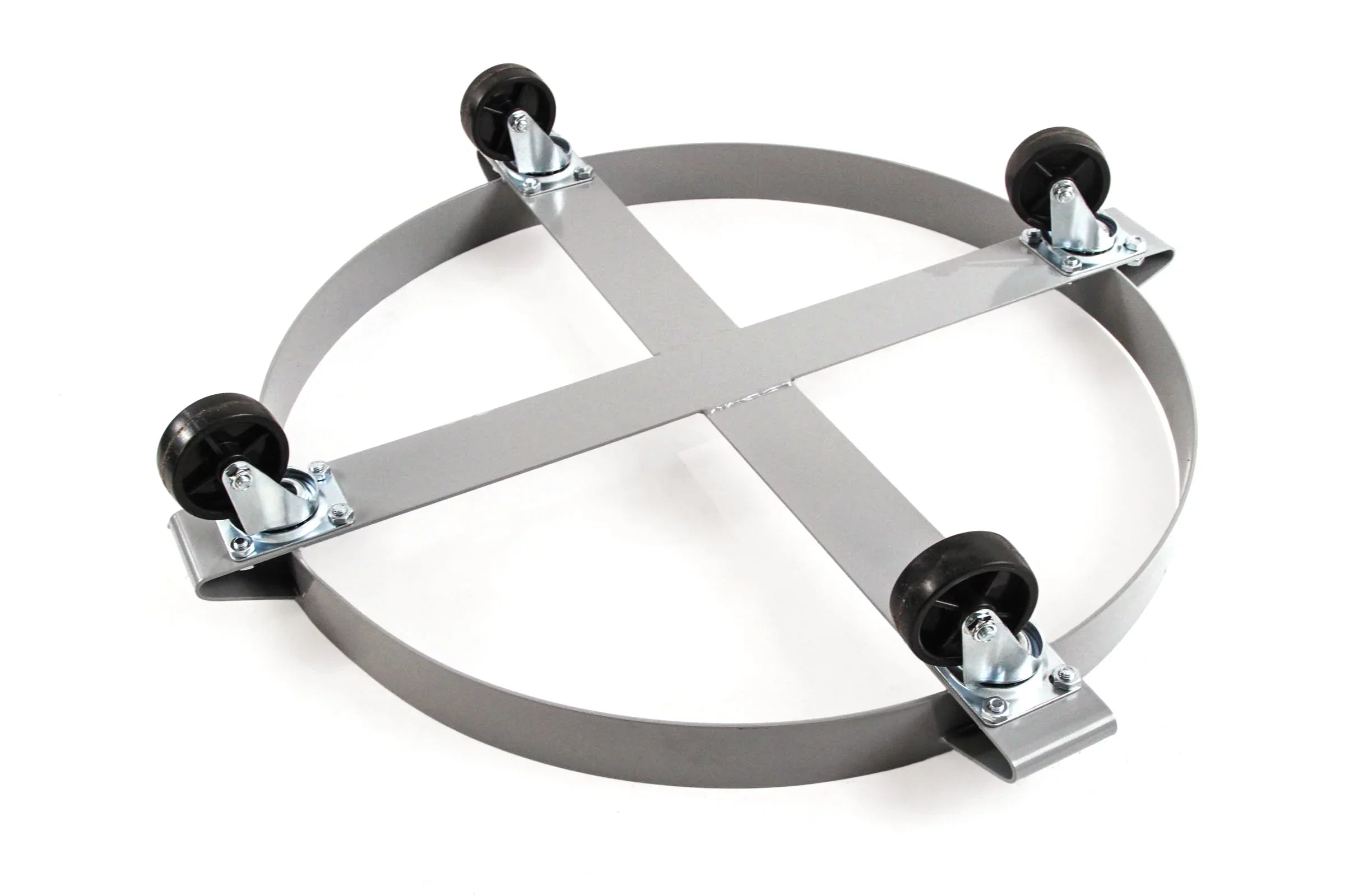 Frame Truck Capacity Swivel - Dolly Dollies Casters Gallon Pound Hand Duty Tipping Non Heavy Red 55 Drum Steel Hound Wheel Auto 1000