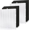 Coway Filter and AP-1512HH Compare Airmega HEPA Coway Part#3304899, Pre-Cut with DAJDAH Compatible 200M to 8 AP-1519P Carbon AP-1512HH 2 + AP-1518R, Purifier Filter | Air AP-1512HH-FP