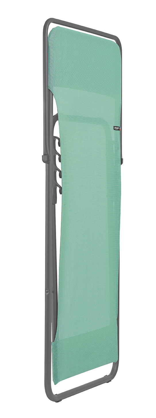 Basalt Steel Menthol Fabric Sling Frame - Folding - of Set - 2 Chair