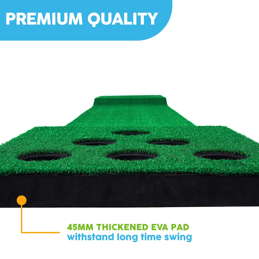 Game Sky and Mat Lawn Big Putting Hitting Golf Green