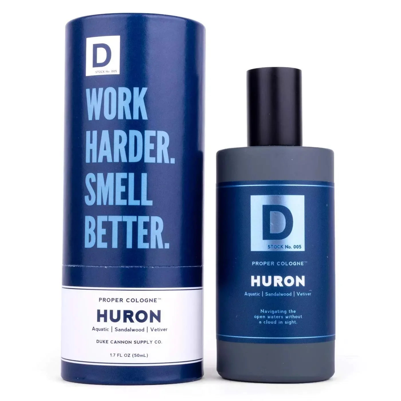 1.7 de Oz Huron/Eau for Proper Fl Cologne, Parfum Duke Co. Supply Men - Cannon