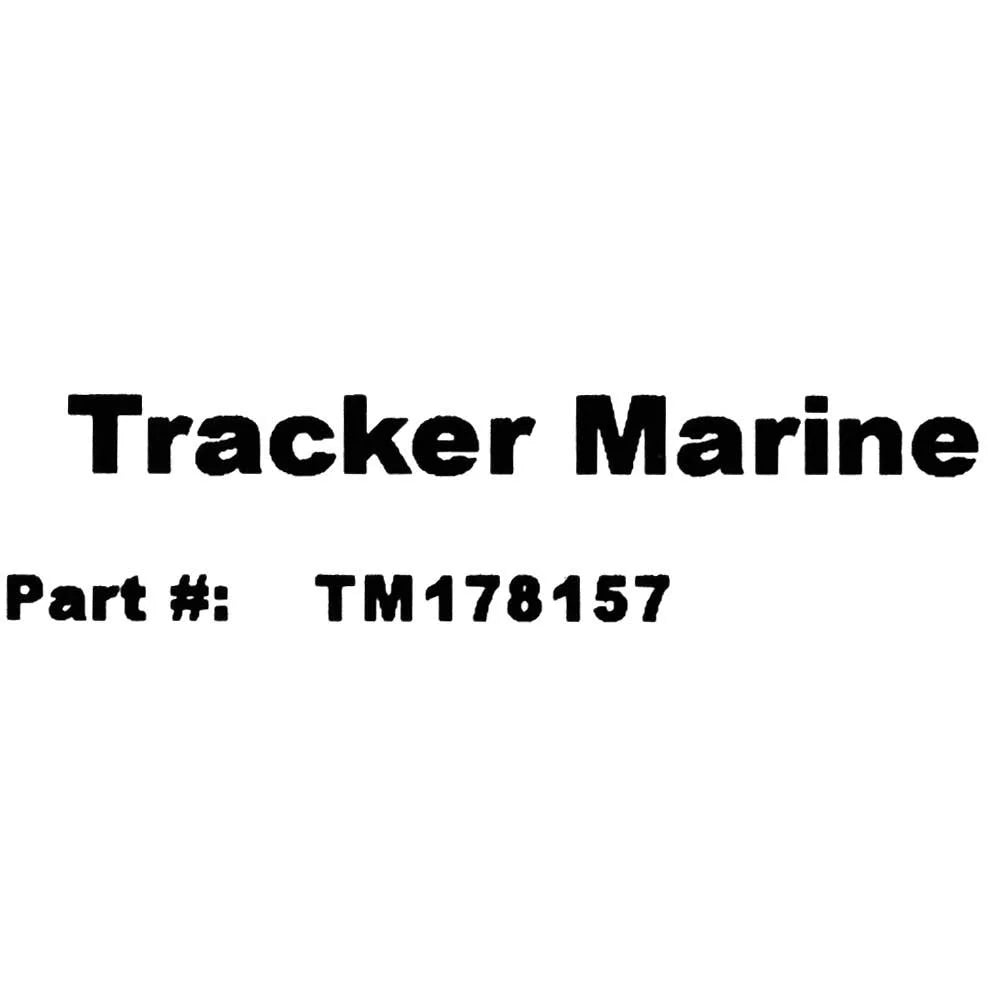 Rubber Black Boat x TM178157 1/4 Non-Skid Mat 10 Tracker | Inch 7 3/4