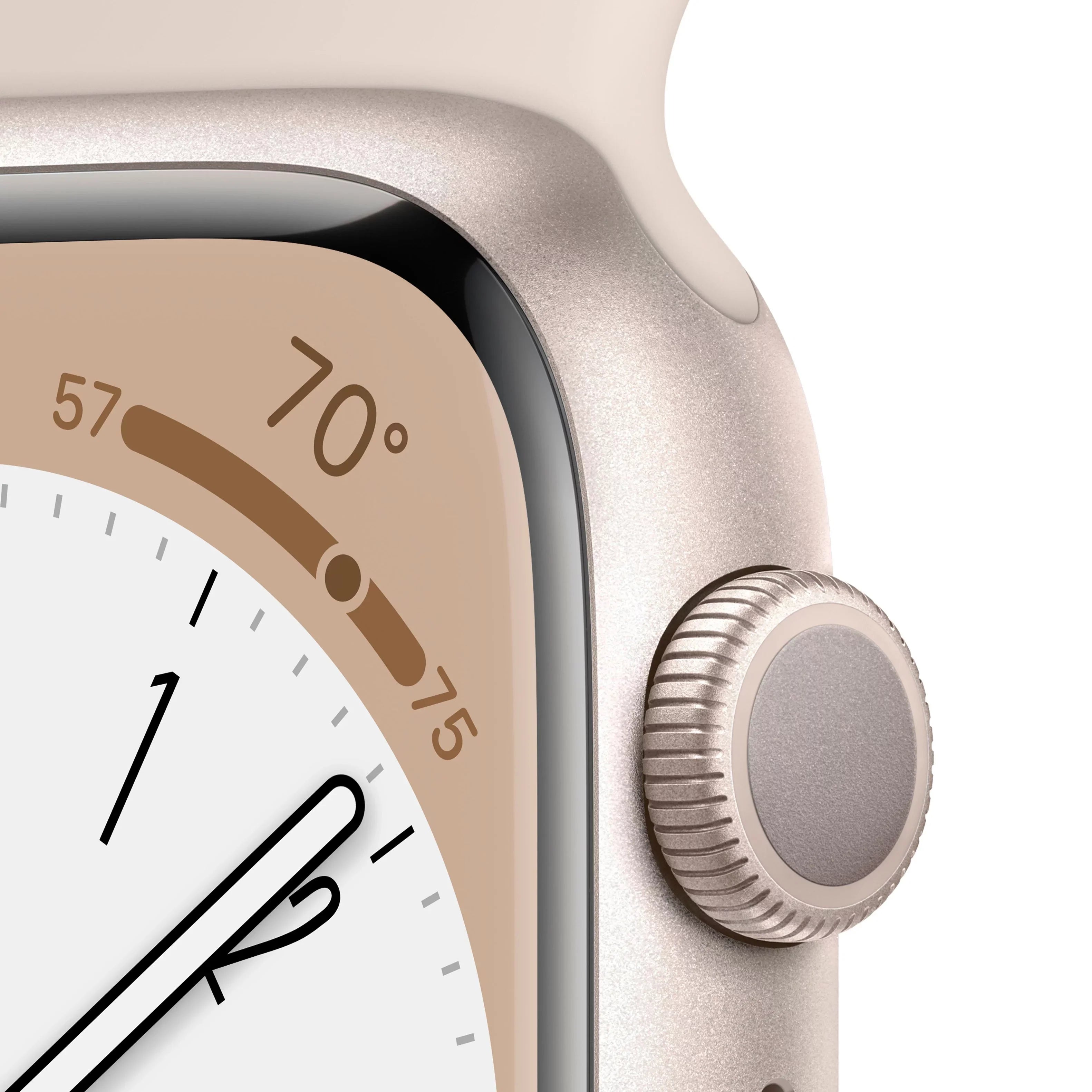 MNUX3LL/A Starlight 8 Series Apple 8 Sport Cell Band 41mm Watch Aluminum Gen Starlight (Refurbished) Restored