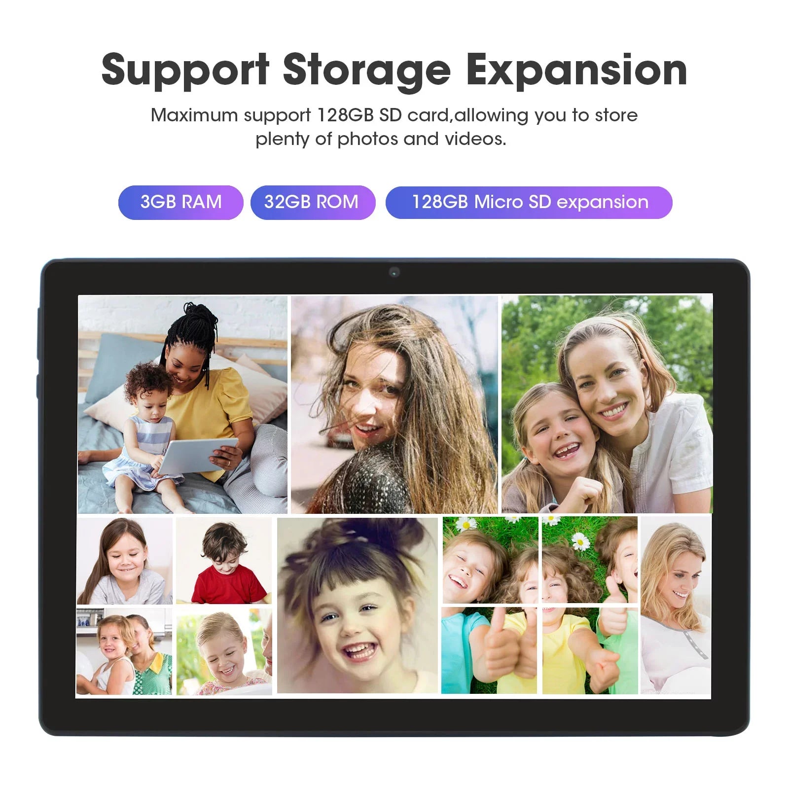 RAM 11 10 1280x800 with ROM Storage Tablet Tablet Android Bluetooth Camera, inch with 32GB PC, WiFi6,3GB weelikeit 5MP+8MP Stylus(Blue) Tablet IPS 5.0, Display, AX