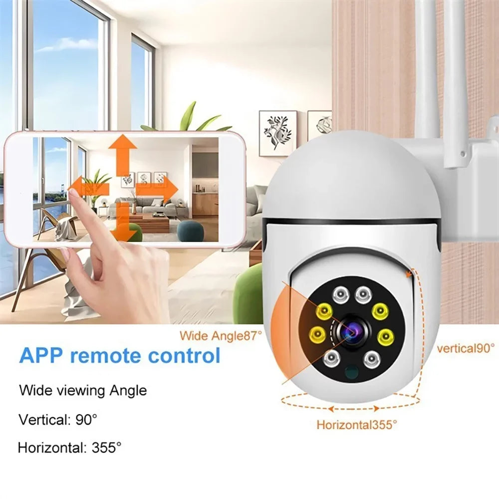 Color Camera,5G WiFi Detection Home Audio,Waterproof Video Activity Security Night Outdoor 3MP Security Cameras Camera,Motion Vision,2-Way GeCam 355°PTZ Alert,Spotlight