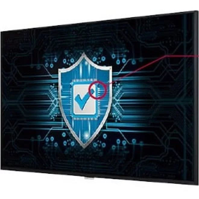 4K Display, LCD Signage Black Monitor 49\" LG Video