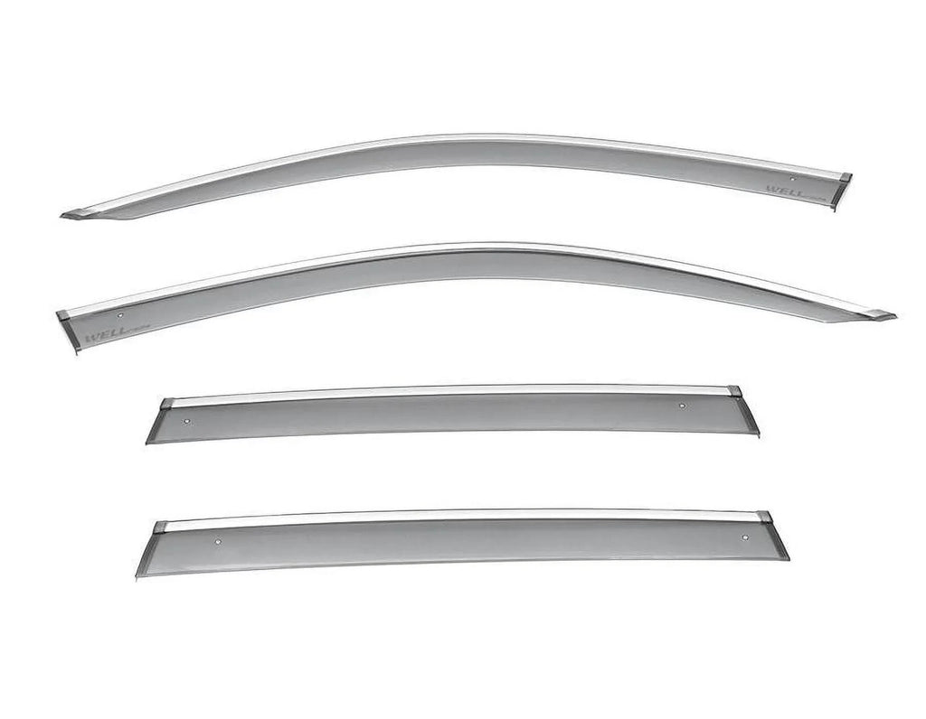 2019 3-847BM018 2020 Trim Rain 2022 G01 2023 Deflectors X3 for / Chrome 2021 Guard Wellvisors 2024 Window With BMW Wind Side Visors 2018