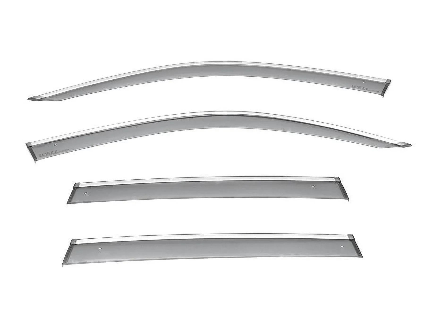 2019 3-847BM018 2020 Trim Rain 2022 G01 2023 Deflectors X3 for / Chrome 2021 Guard Wellvisors 2024 Window With BMW Wind Side Visors 2018