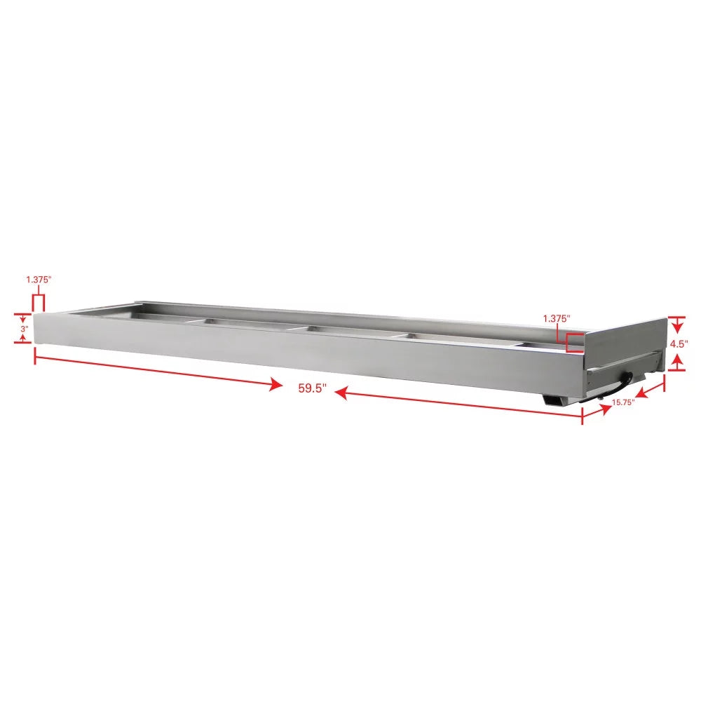 5-Step - 3005.3430 Extreme Pontoon Ladder Max Undermount