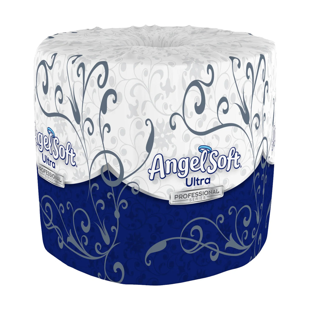 Sheets/Roll GP 4.50" Soft For Toilet 60 Angel Restroom Ultra - PRO - Paper - Ply - Absorbent x Embossed 4.05" Soft, / 2 Professional - White by - Septic Series 400 Carton Safe,