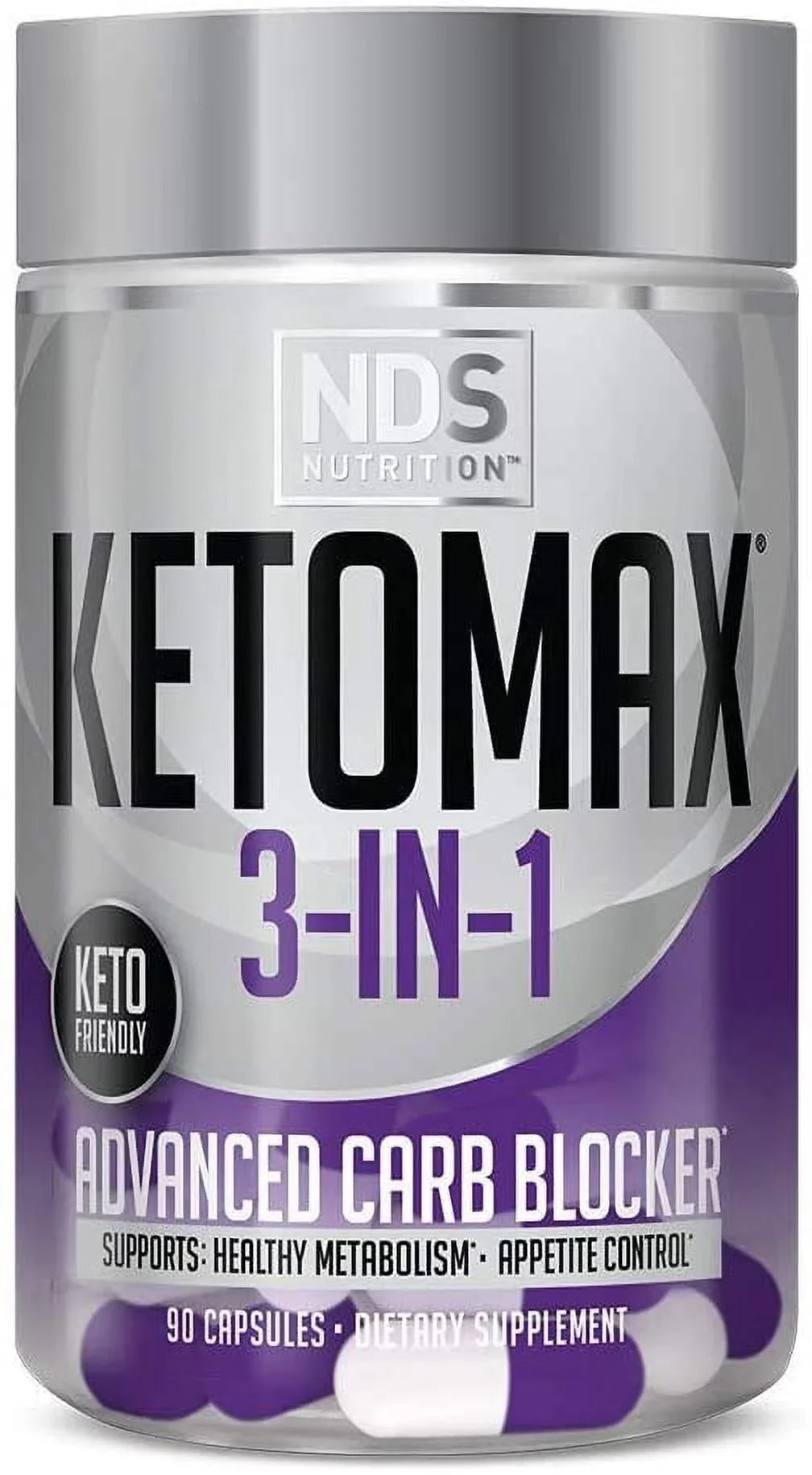 Bean, - Raspberry Support Appetite NDS Pills Ketones, and Suppressant (90 Loss Keto-Max Chitosan, Fat Carb Capsules) Keto White Advanced for Blocker - 3-in-1 Kidney Vanadium Nutrition -